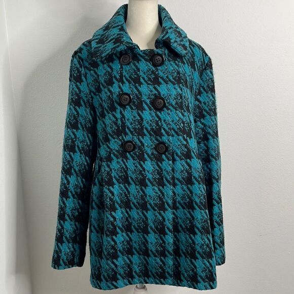 Mac & Jac sweater Pea Coat.  Lined.  Size Large. - Picture 1 of 6